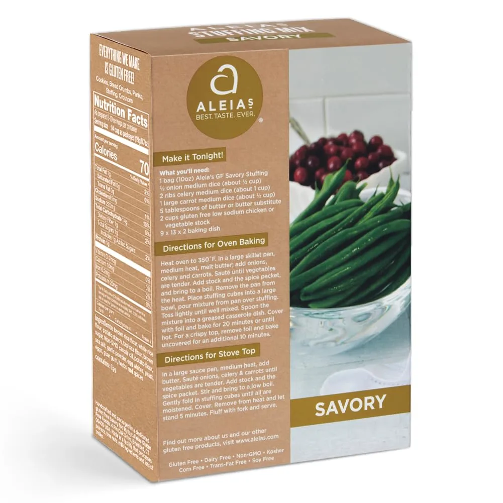 Aleias, Savory Stuffing, 10 Ounce