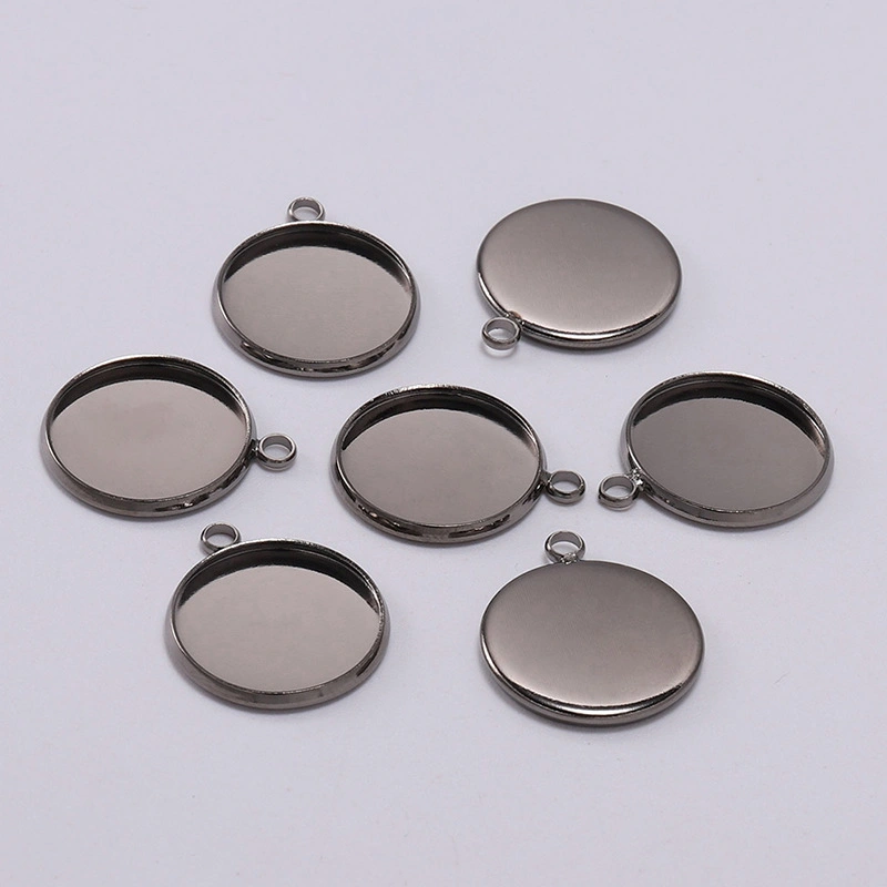 Gemstone Basin Pendant Welding Single Circle Tray