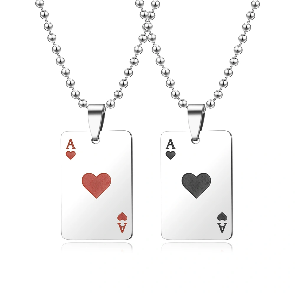 Poker Keychain Necklace