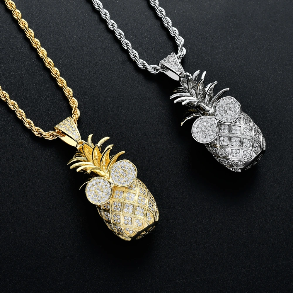 Pineapple pendant necklace