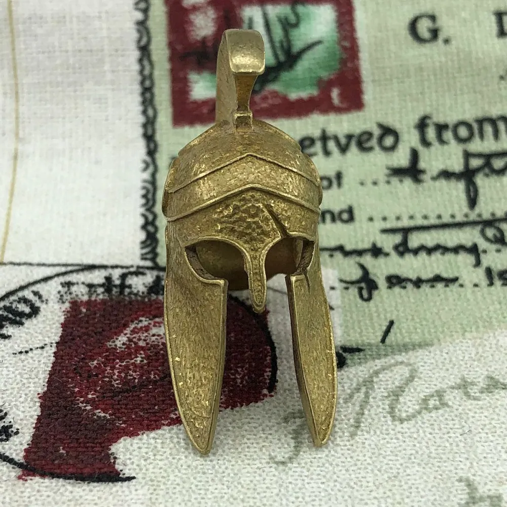 Spartan helmet pendant