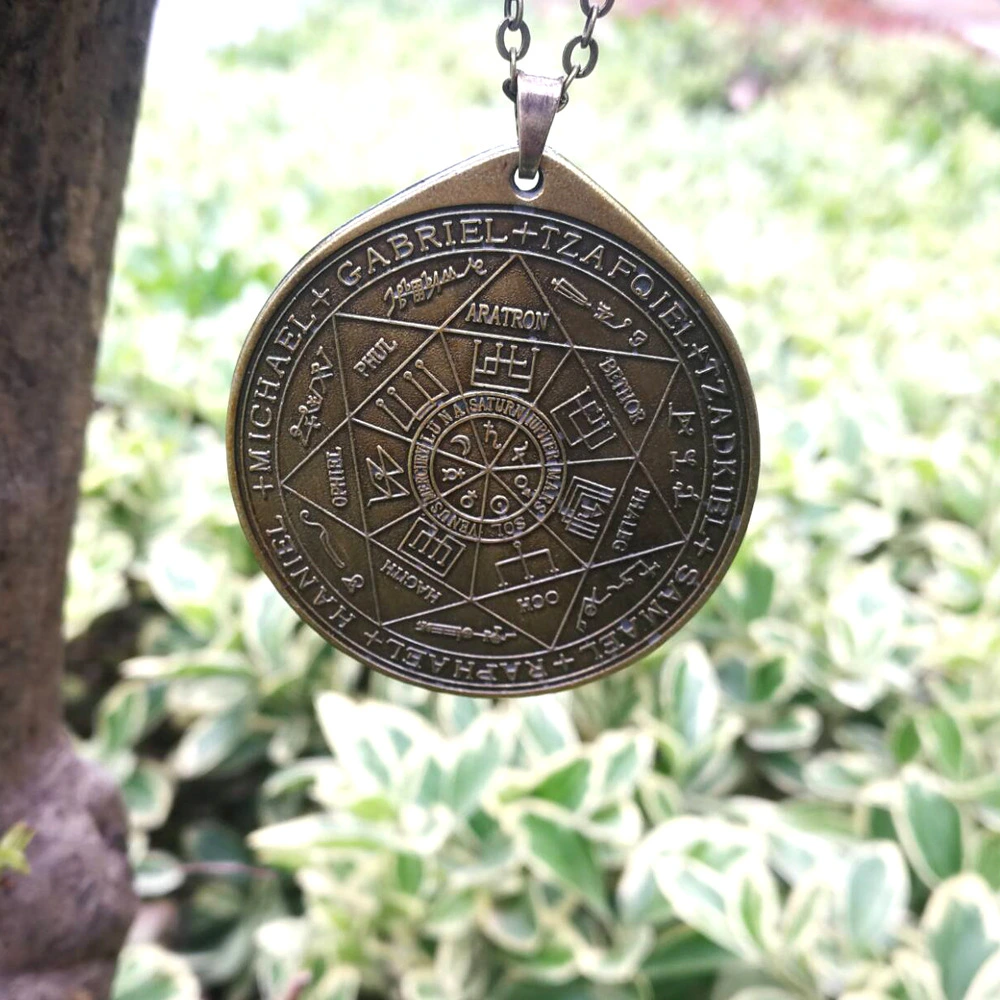 Archangel Solomon Kabbalah Pendant Necklace