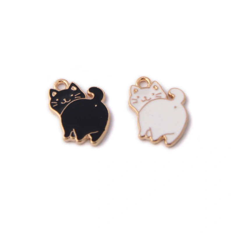 Look Back Cat Earrings Accessory Pendant