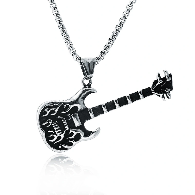 Titanium steel guitar pendant