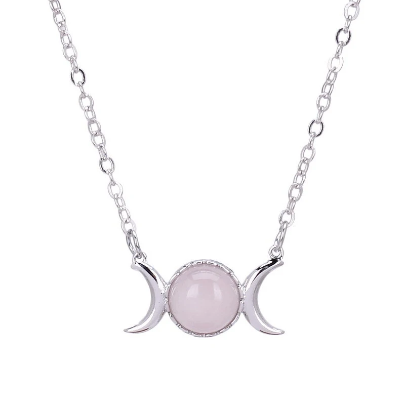 Opal necklace amethyst guardian stone necklace women's necklace