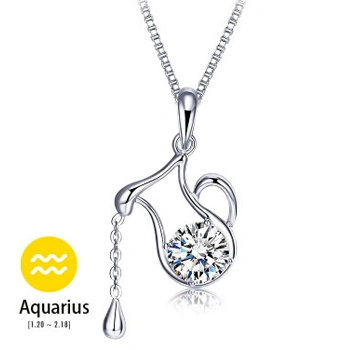 Twelve constellations female pendant