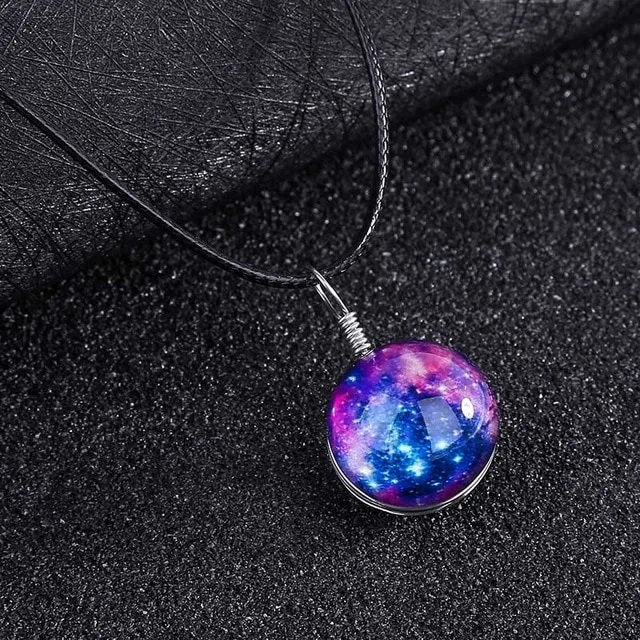 Cosmic Fantasy Starry Sky Gem Pendant