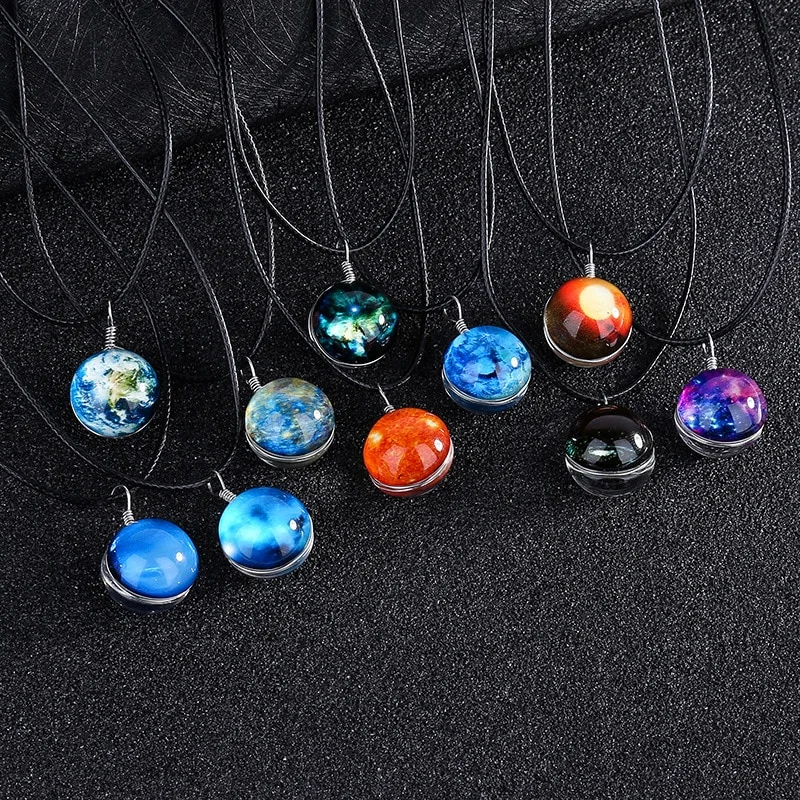 Cosmic Fantasy Starry Sky Gem Pendant