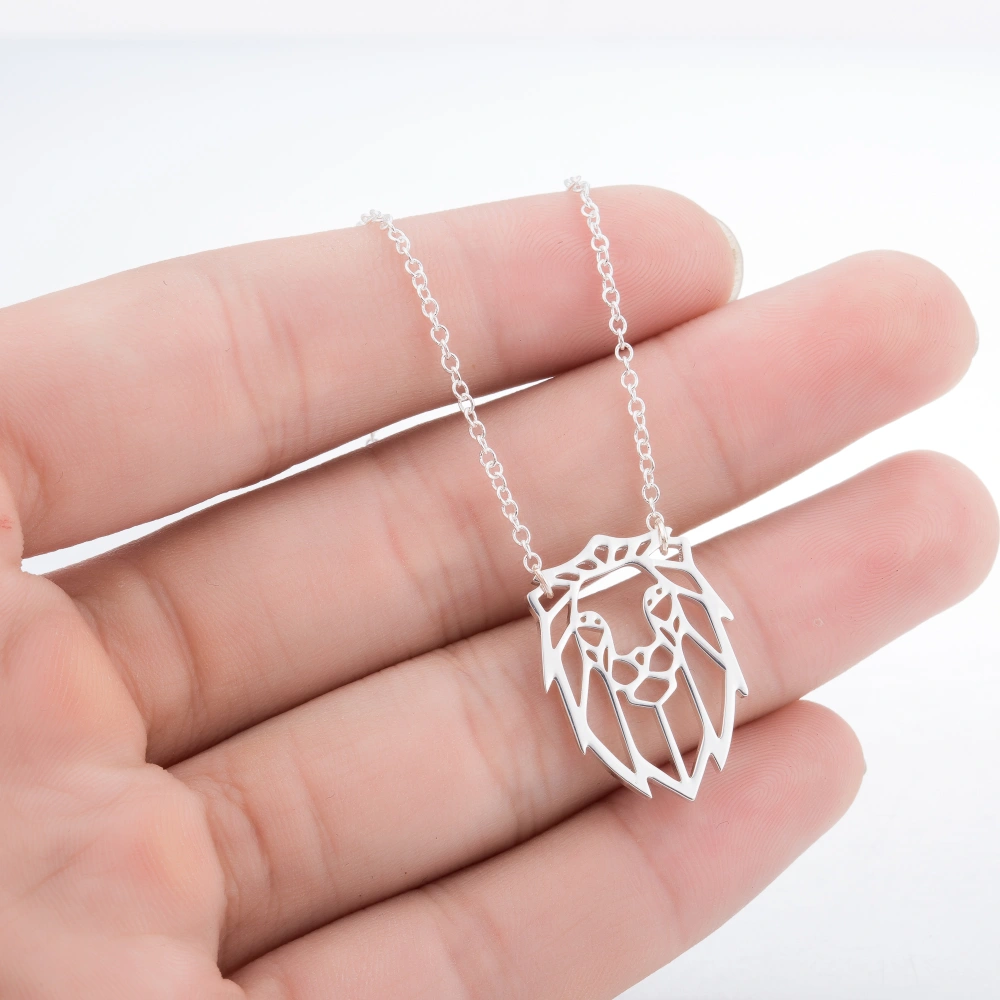 Lion head necklace