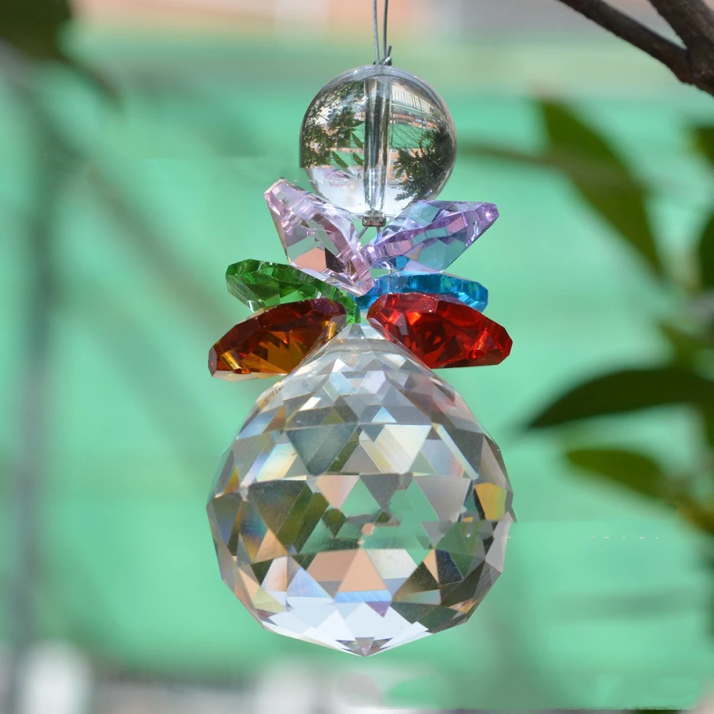 Crystal Lamp Pendant Spherical 30mm Crystal Ball