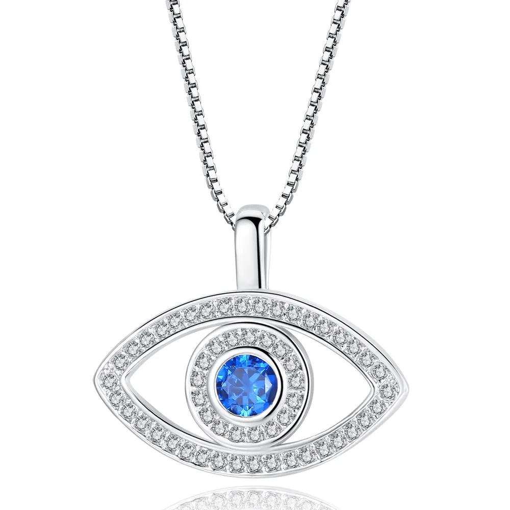 Blue eye necklace