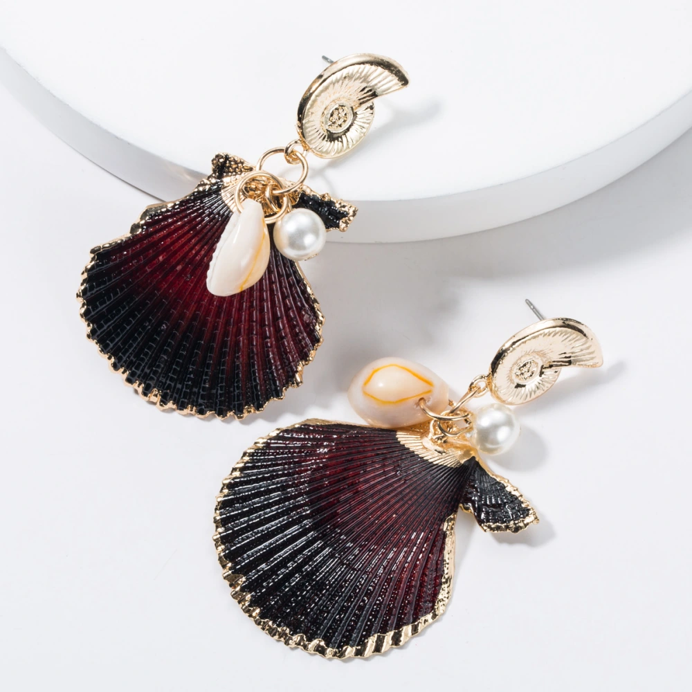 Shell earrings female fashion personalit