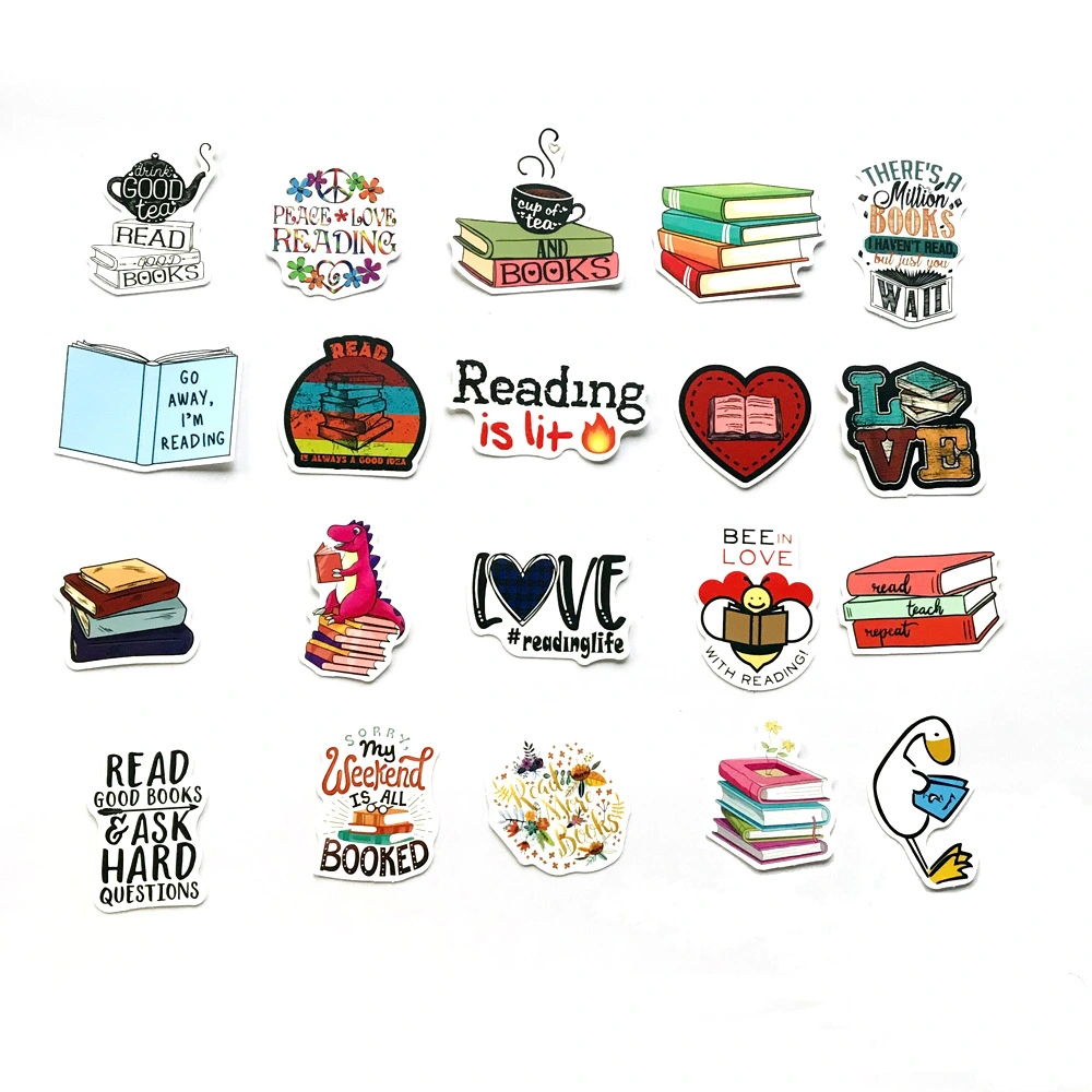 Personalized Graffiti Stickers Pvc Reading Stickers Computer Guitar Mobile Phone Waterproof Stickers