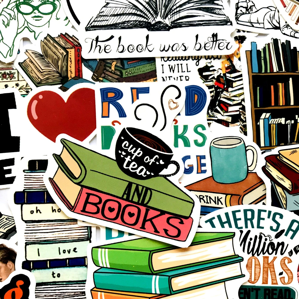 Personalized Graffiti Stickers Pvc Reading Stickers Computer Guitar Mobile Phone Waterproof Stickers