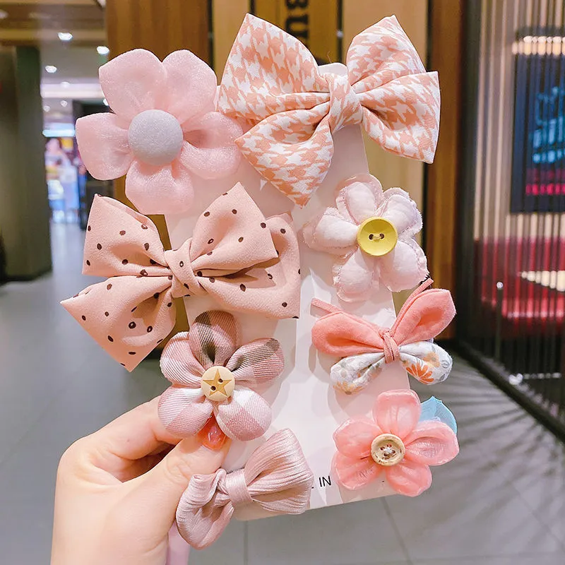 Bow Hair Clip Set Little Princess Does Not Hurt Her Hair