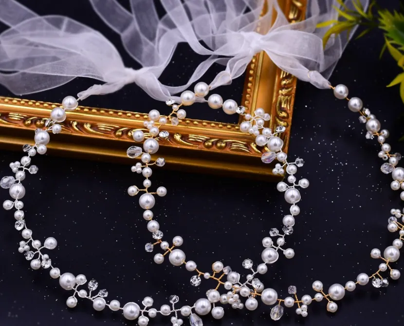 Bridal Headband Wedding Bridesmaid Wreath Headband