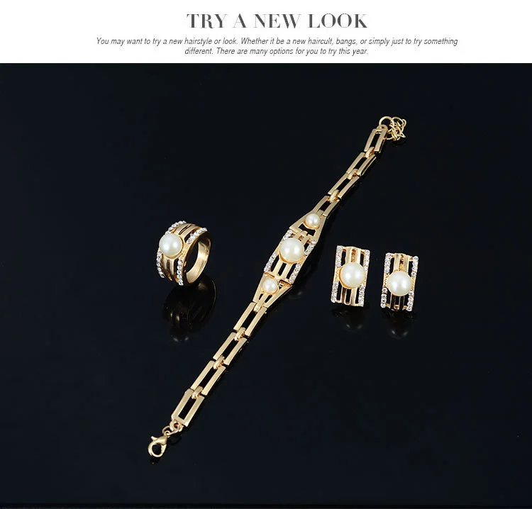 Personalized Fashion Jewelry Set Alloy Necklace Four-piece Set