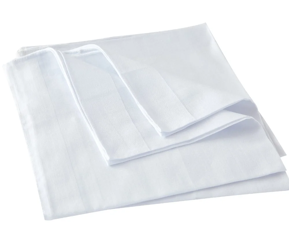 RDS HANKYTEX Men's Handkerchiefs,100% Soft Cotton