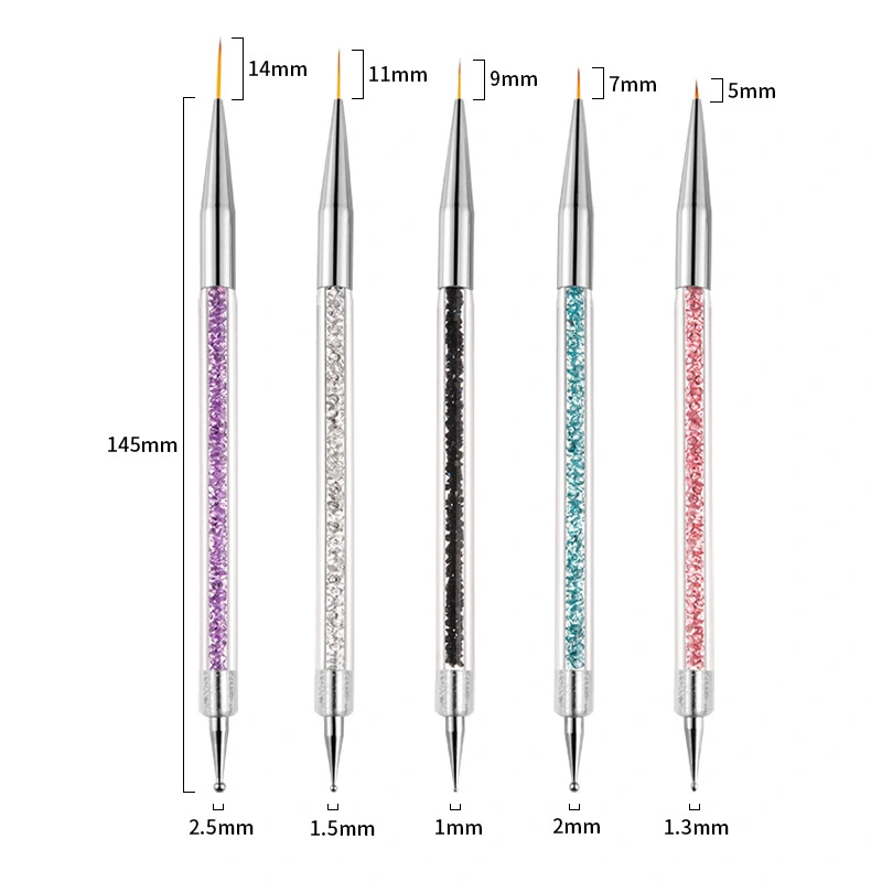 Nail Tools Double-headed Pointing Drilling Pen, Pointing Rhinestone Pen