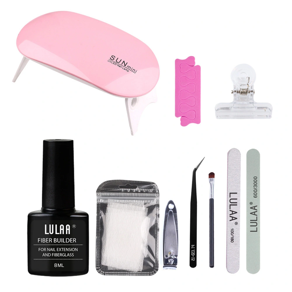 Manicure Transparent Fiber Extension Adhesive Set