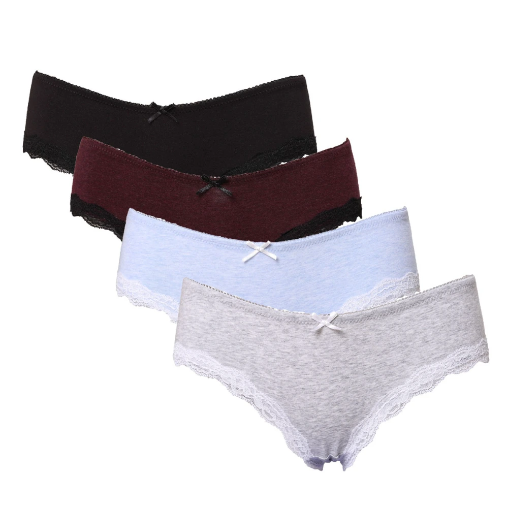 Candy-colored cotton ladies underwear