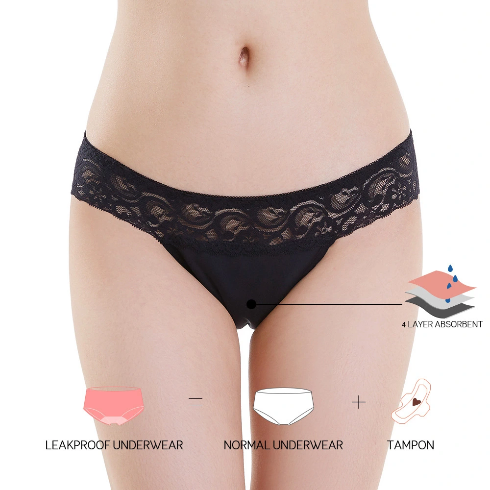 Lace Leak-Proof Aunt Pants Before And After Menstruation