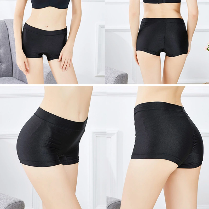 Ladies lace trim seamless physiological underwear