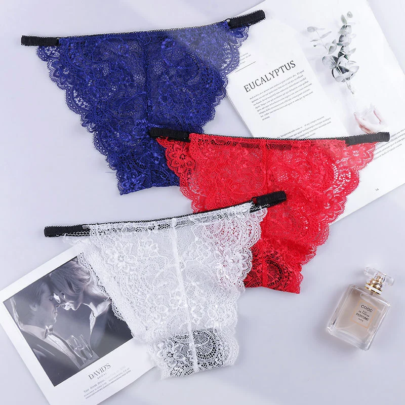 Lace transparent seamless underwear