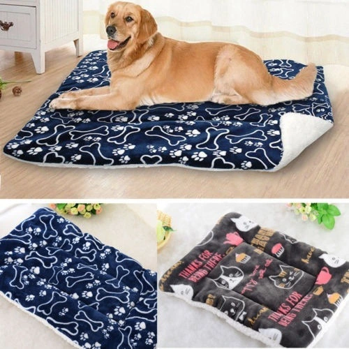 Thick Coral Fleece Mat Kennel Mat Method Blanket