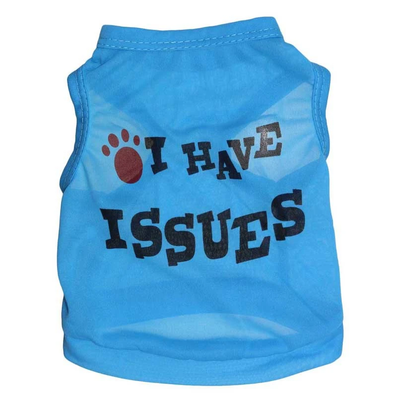 Pet Clothing, Dog Clothes, Polyester Trouble Maker Pet Vest, New Spring And Summer