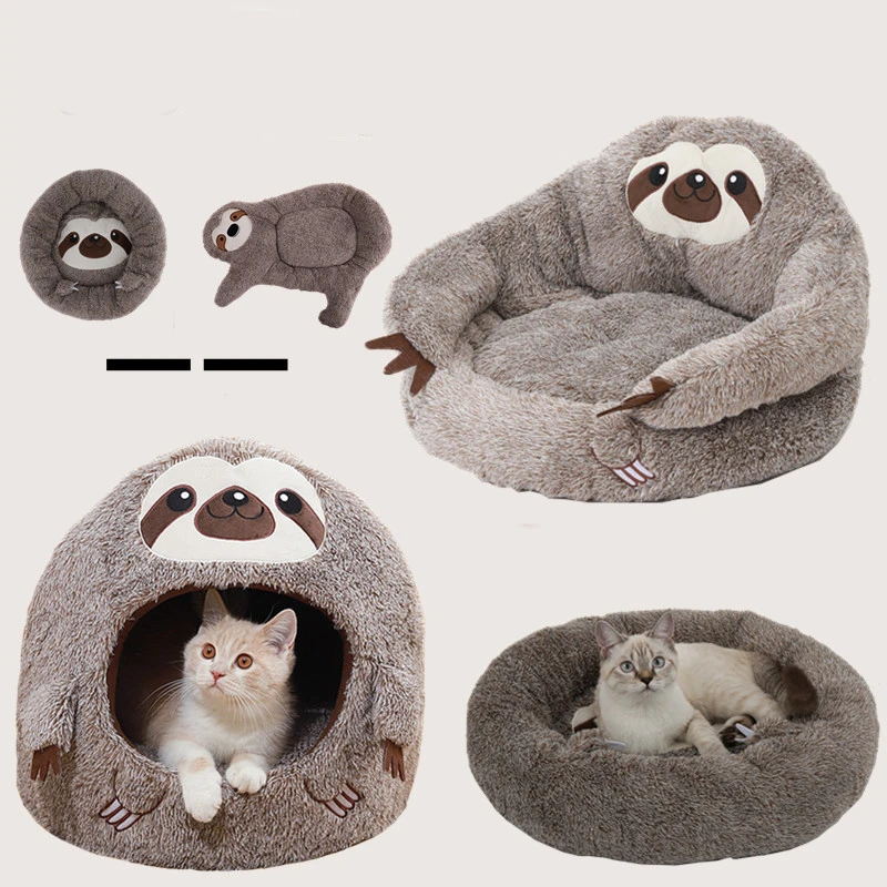 Sloth Pet Nest Plus Velvet Warm Plush Sofa