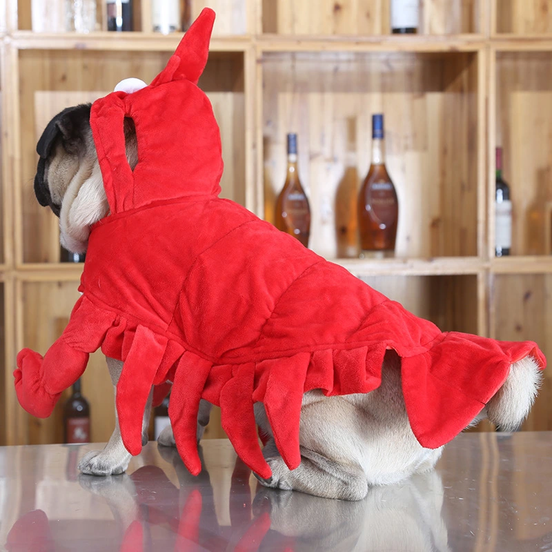 Halloween clothes red Aussie dragon pet clothes