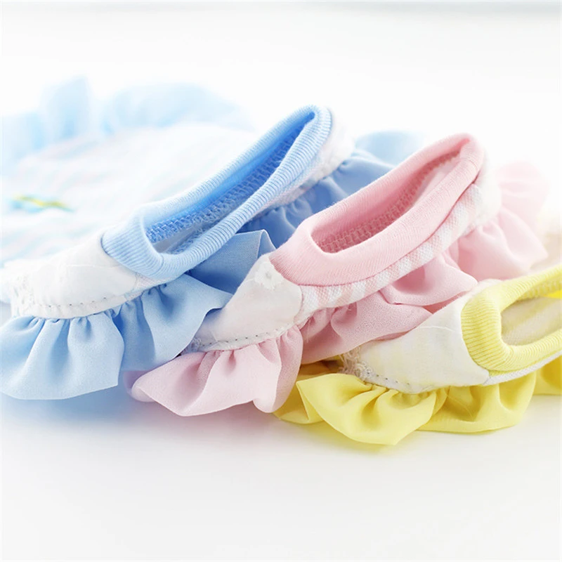 Cartoon striped pet clothes