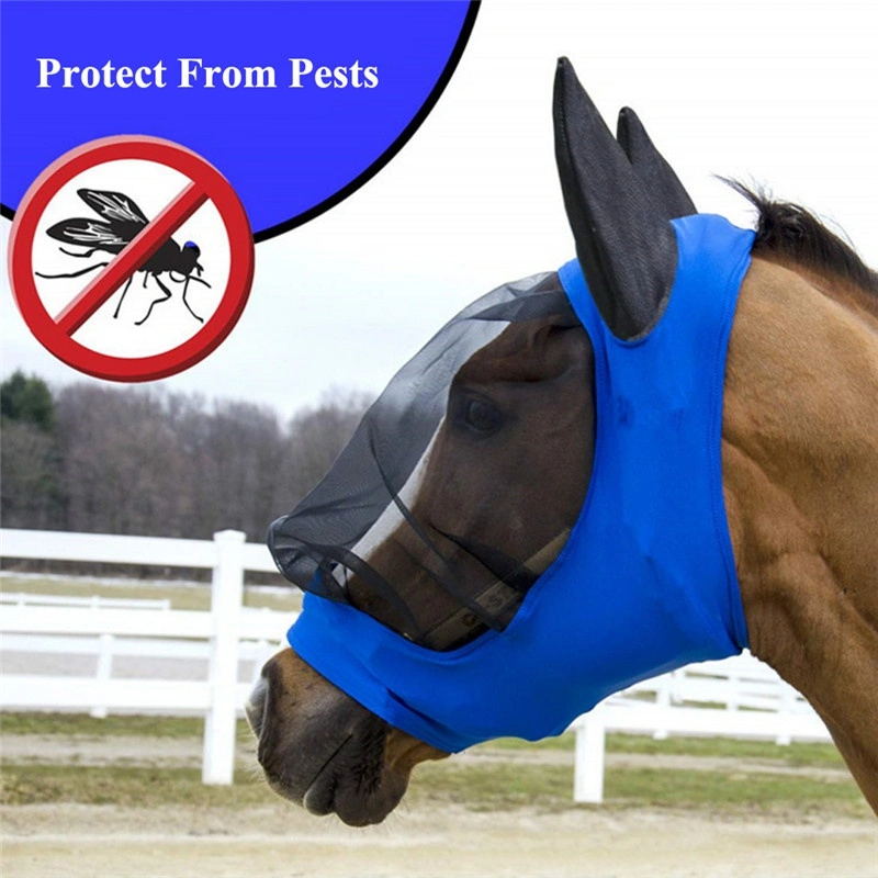 Mosquito proof horse mask in summer