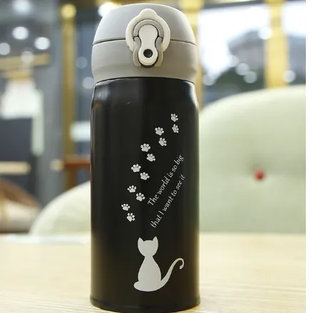 Stainless steel vacuum flask cat claw vacuum cup