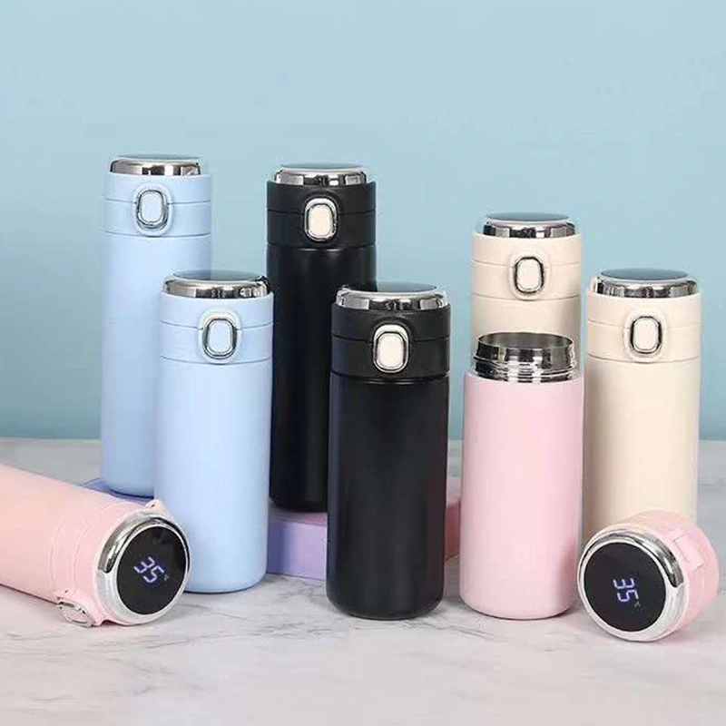 Men And Women Display Temperature Smart Pea Cup Portable Bounce Cup Customization