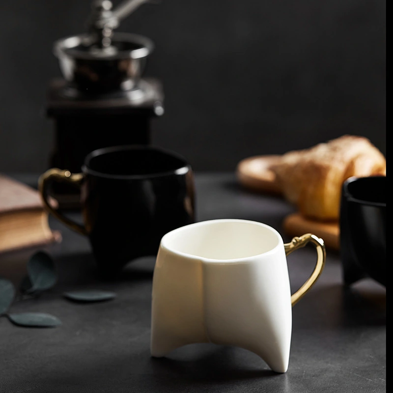 Nordic Ceramic Honey Hip Triangle Cup Coffee Cup