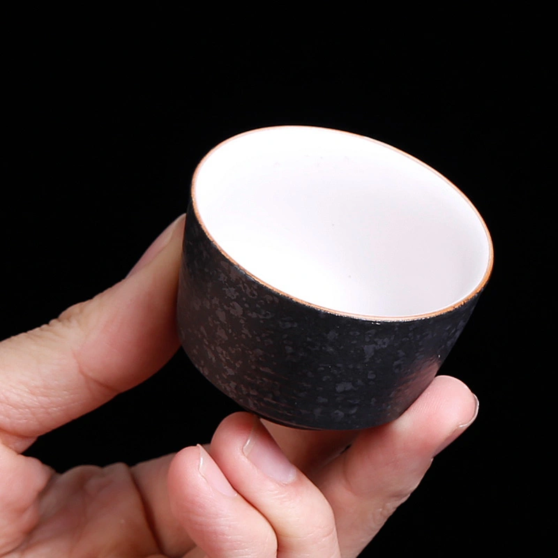 Japanese Style Stoneware Tea Cup With Coaster