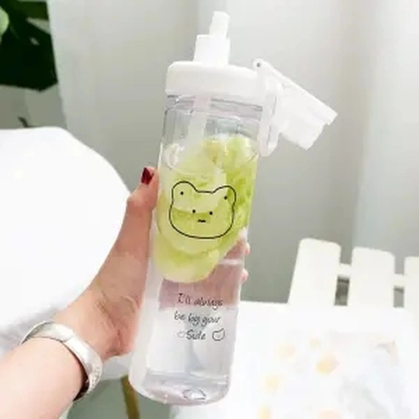 Large-Capacity Portable Cute Cartoon Plastic Water Cup