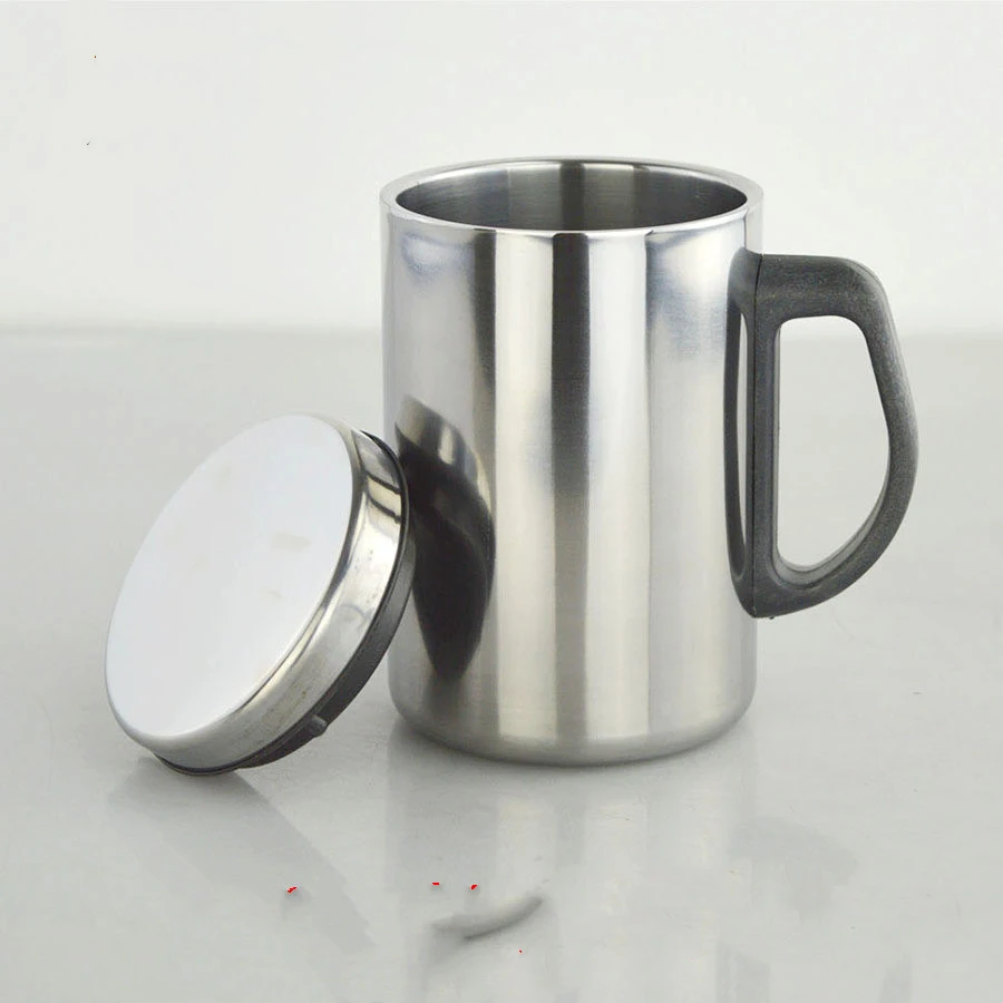 Export Stainless Steel Double-layer Mug Thermos Outdoor Water Cup Gift Cup Custom Logo