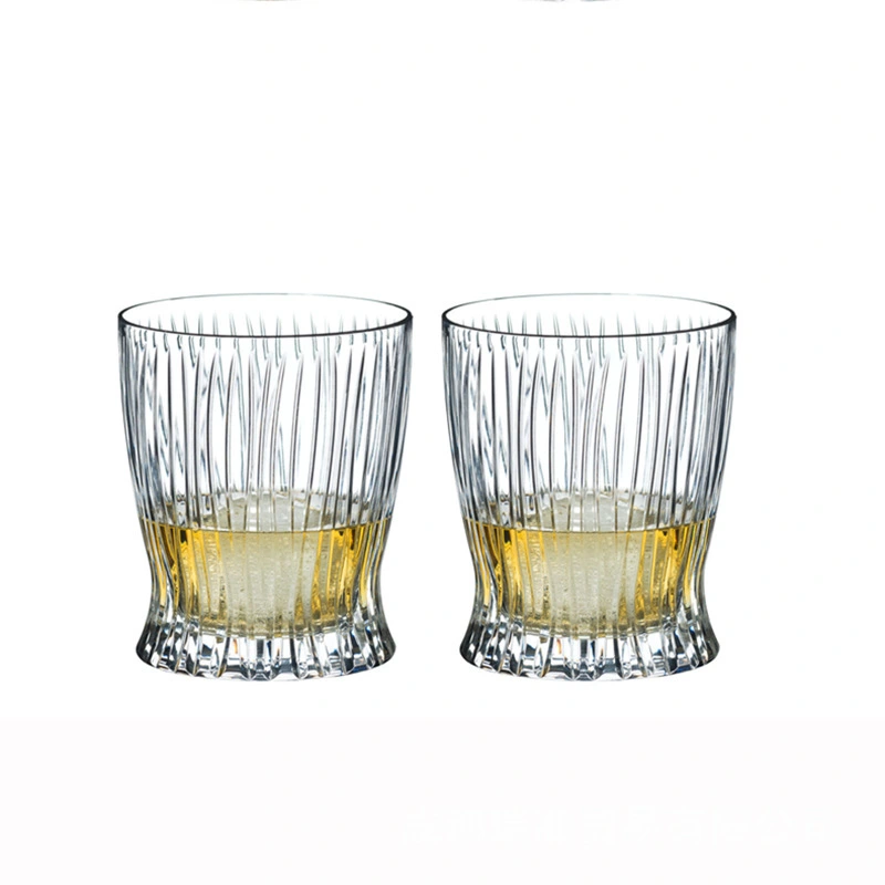 Japanese Style Striped Glass Whiskey Glass Colin Glass Juice Glass Foreign Wine Glass Ice Hockey Glass Cut Flower Long Drink Glass Colin Glass