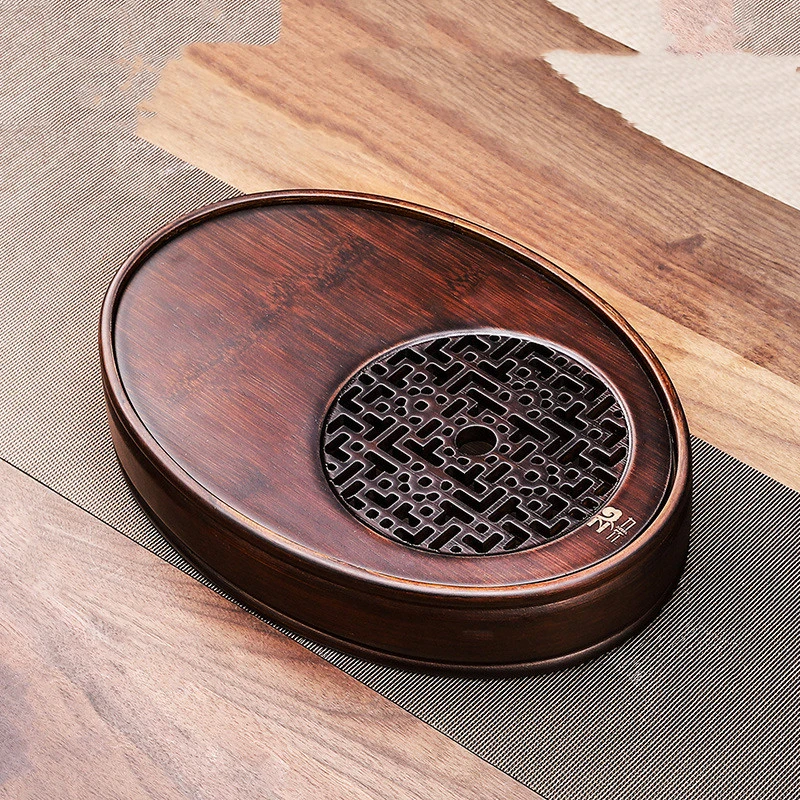 Tea Tray Household Bamboo Small Tea Table Tray Drainage And Water Storage Type Kung Fu Tea Set