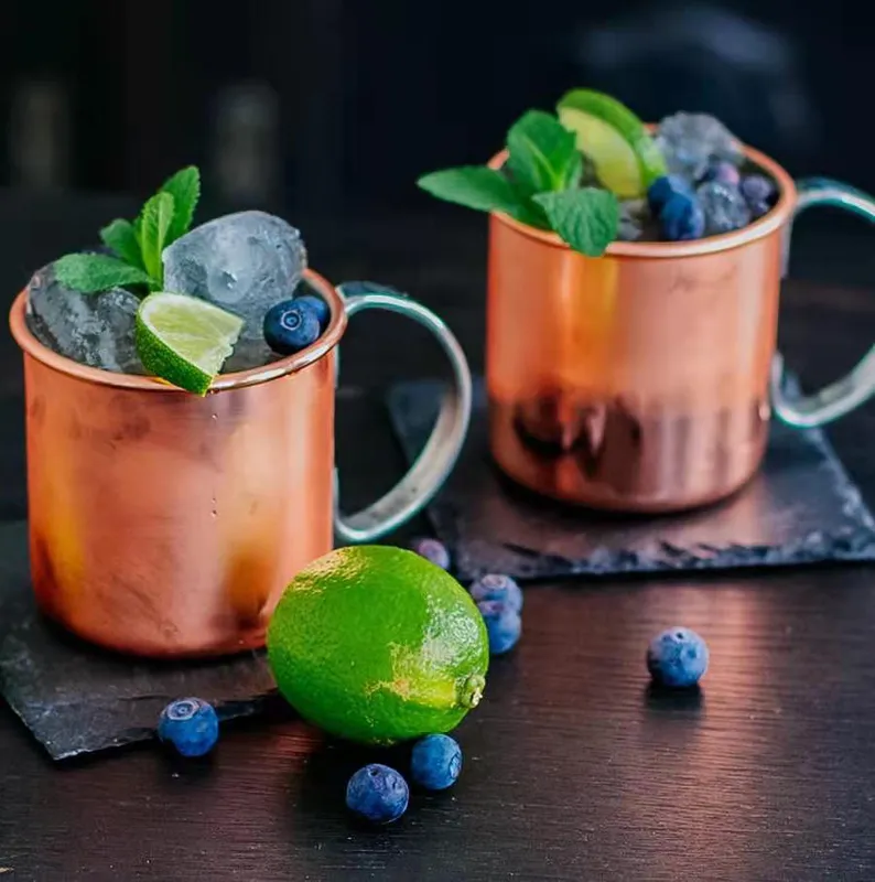 Fashionable And Simple Rose Gold Moscow Mule Cup