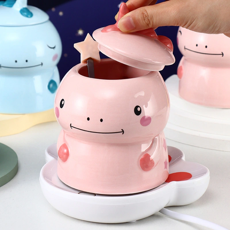 Children's Home Drinking Cup With Lid Spoon Cup