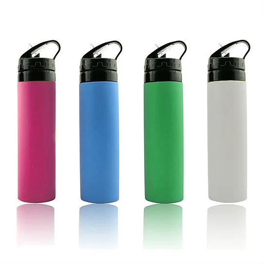 Mountaineering Folding Water Bag With Suction Nozzle Silica Gel Cup