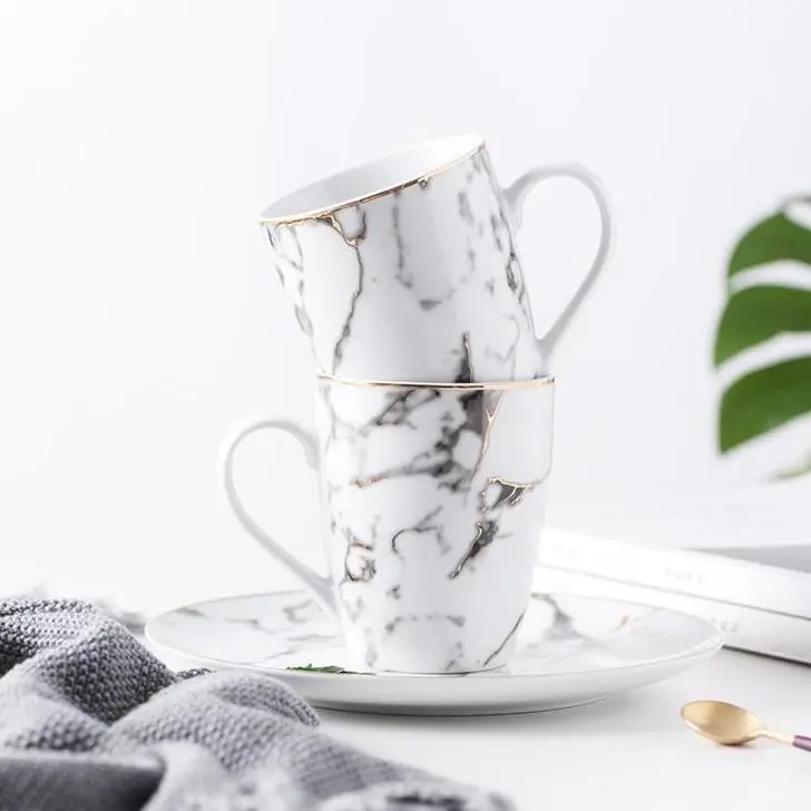 Nordic Marbled Ceramic Mug