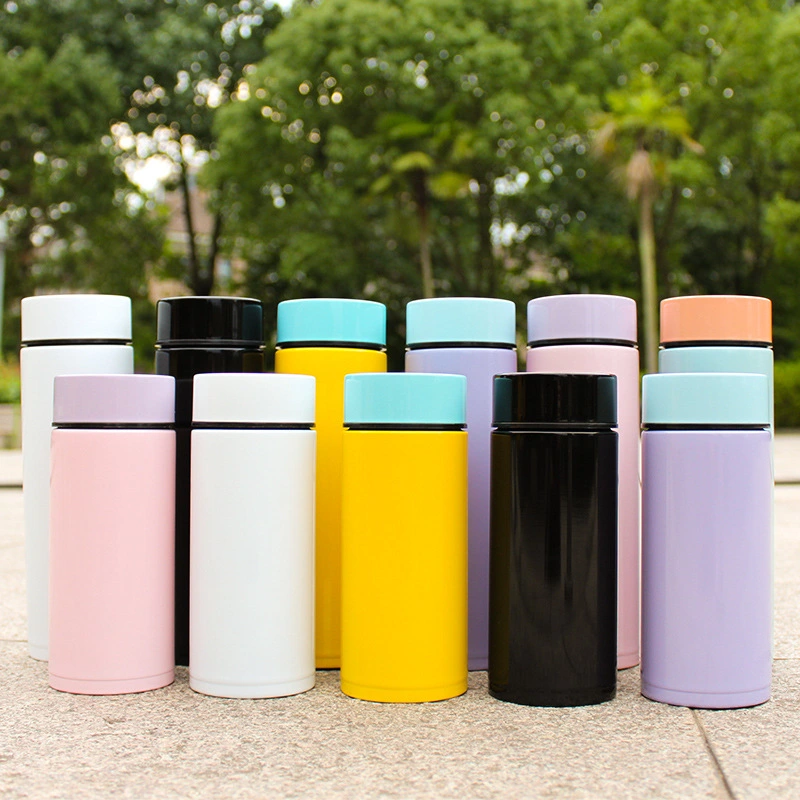 Stainless steel tea cup color water cup thermos