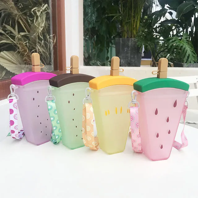 Creative silicone watermelon cup