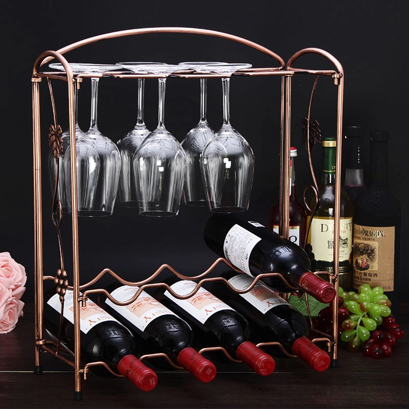 Creative vintage cup holder multi-functional cup holder kitchen bar wine glass display shelf storage home decoration