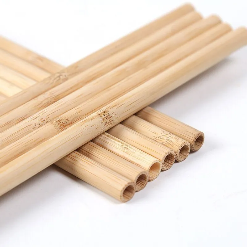 Environmental protection and biodegradable natural bamboo straw